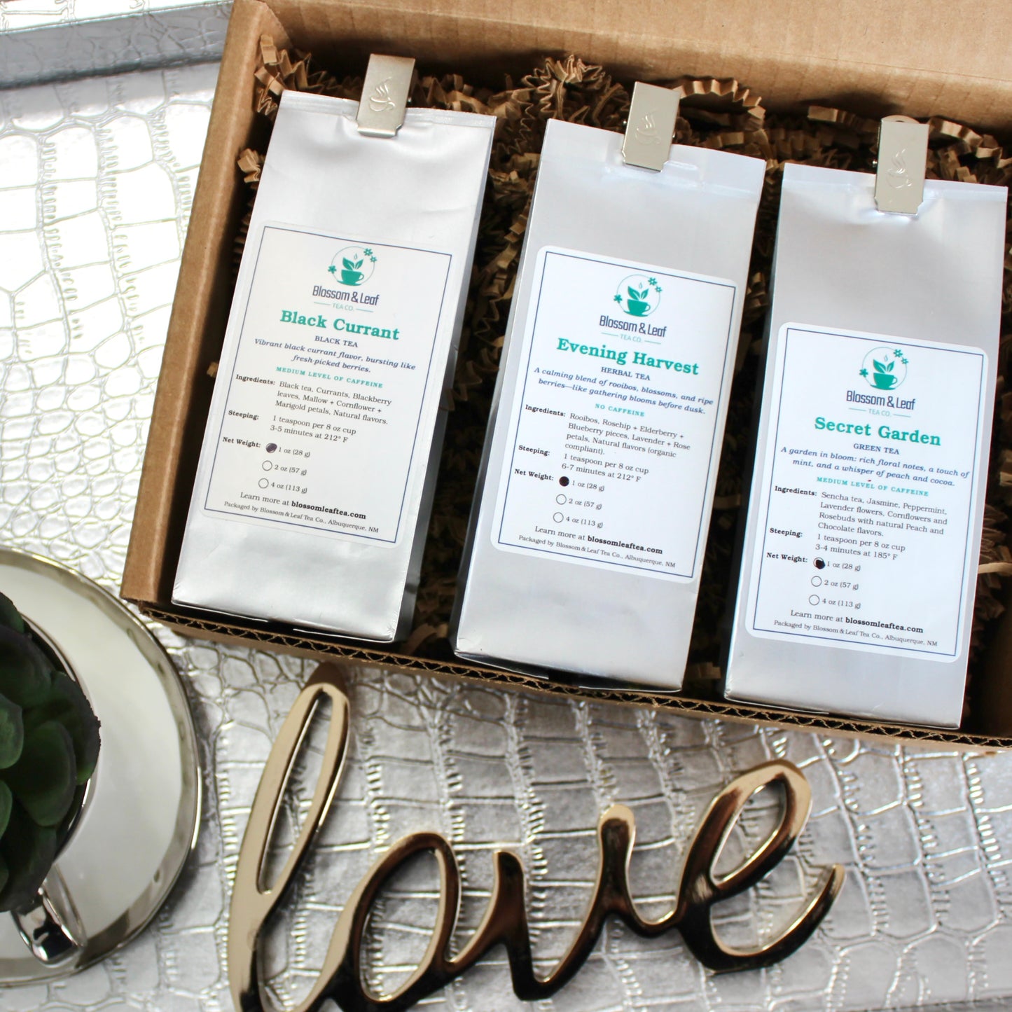 Blossom & Leaf Tea Co. Trio