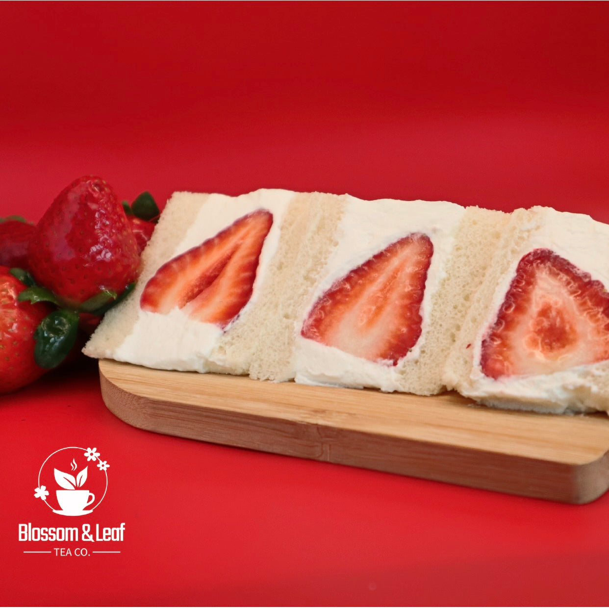 Strawberries & Cream Tea Sandwich