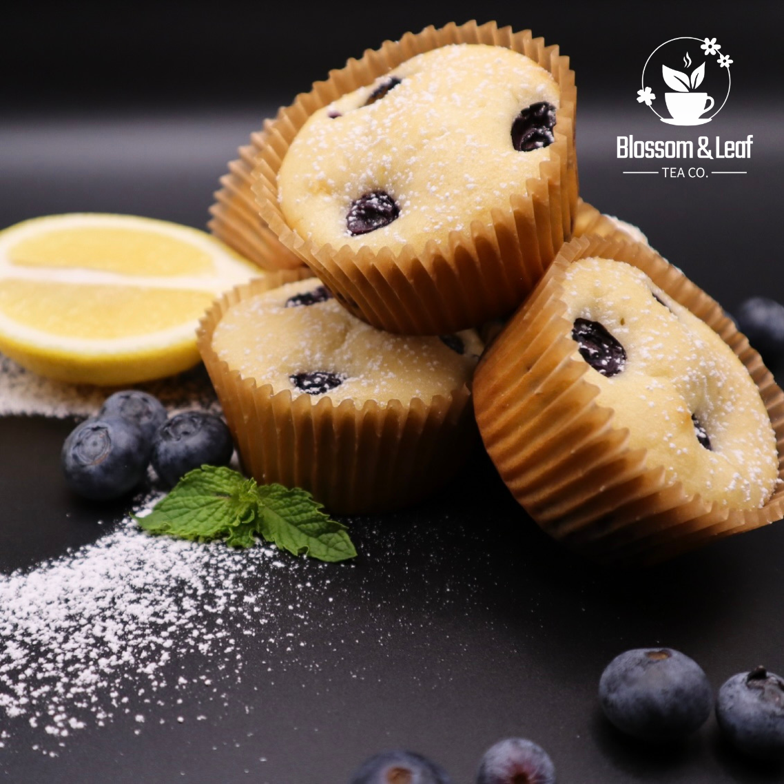 Mini Blueberry Tea Cakes